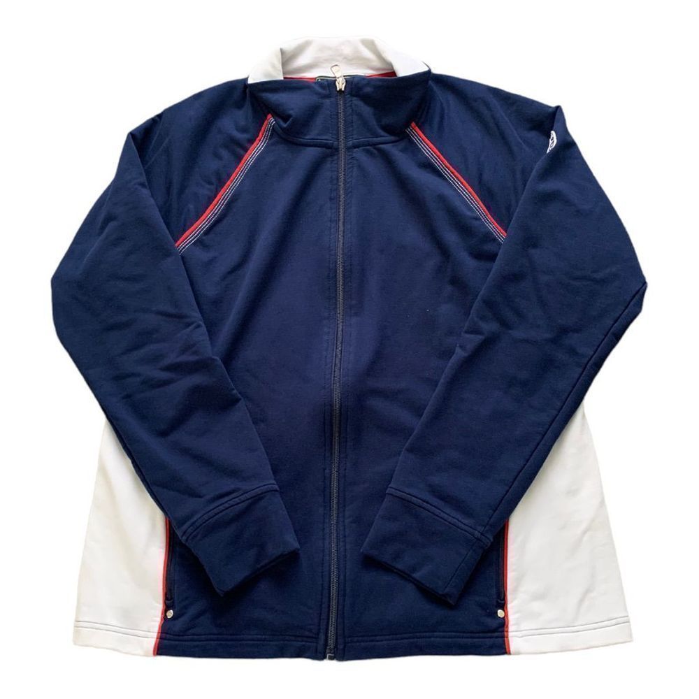 Women’s Lauren‎ Ralph Lauren Active Navy Full Zip Up Sweater Extra Large